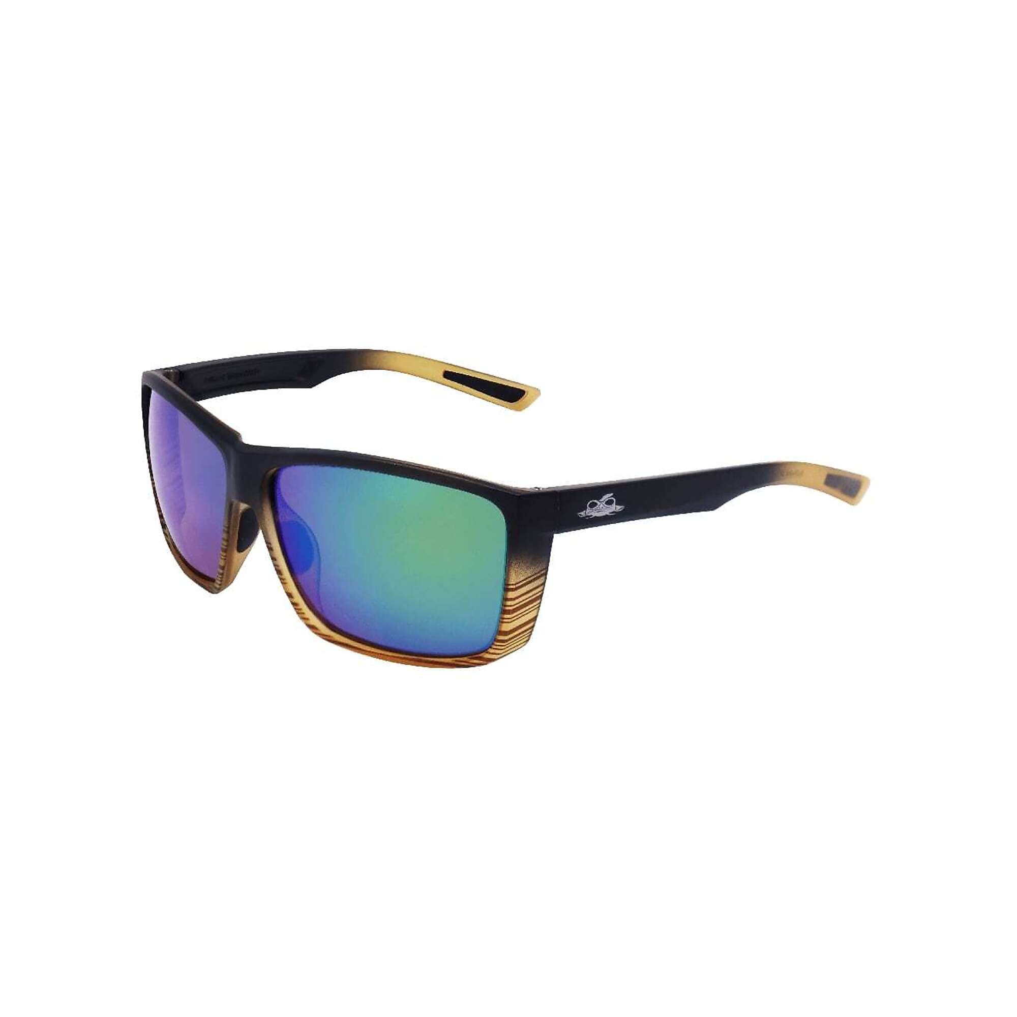 Bullhead Safety Lionfish™, Green Polarized AF Lens, Tortoise Frame Safety Glasses, Frame Color Black, Lens Color Green, ANSI Z87 Compliant, Model# BH33716PFT